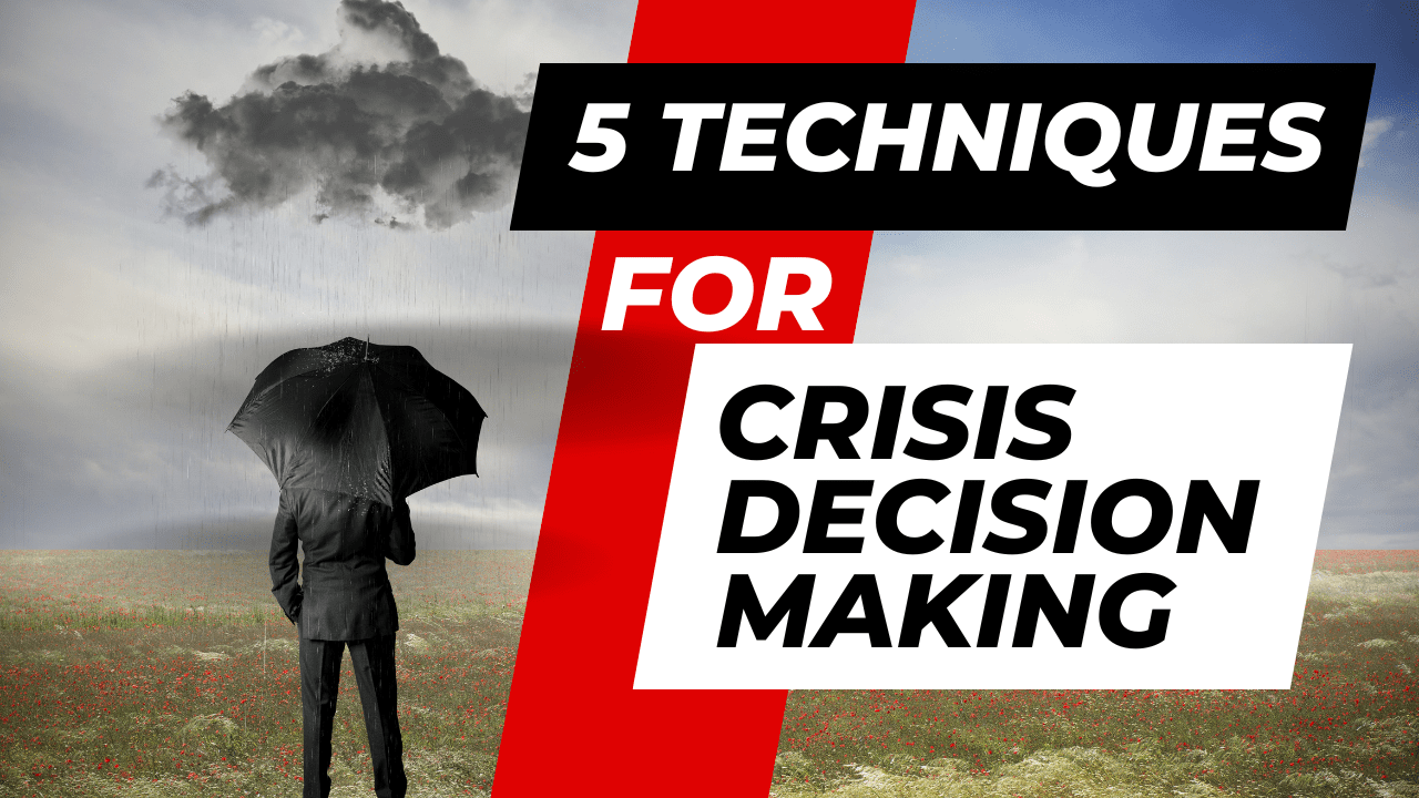 5 Techniques of flexible decision making in supply chain crisis
